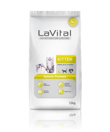 La Vital Lavital Kitten Salmon Cat Food - 12 Kg