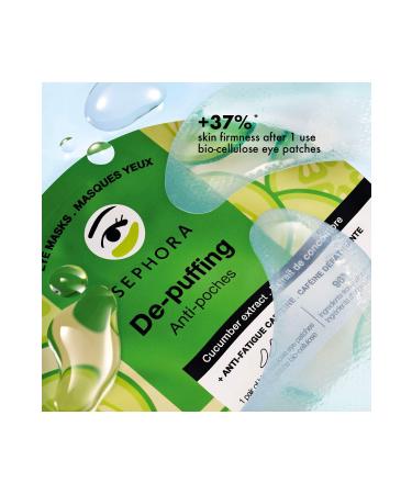 SEPHORA COLLECTION Anti-Fatigue Eye Mask (Cucumber) 1 Pair - Biocellulose masks - Buy Online on GoSupps.com