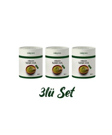 minytea Matcha Tea 0 Natural Detox Matcha Powder 50gr. SET OF 3 (HIGH QUALITY PURE MATCHA)