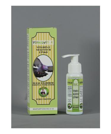 Budgie Canary Parrot Multi Vitamin Turkovit E (SELENIUM VITAMIN E ZINC) 50 Cc