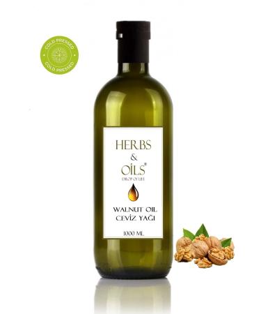 Herbs & Oils Walnut Oil ( Cold Press ) Walnut Oil 1000 Ml ( Cold Press )
