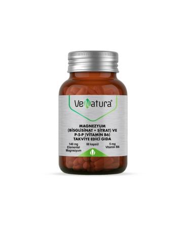 Venatura Magnesium Citrate and P-5-P (Vitamin B6) 60 Tablets