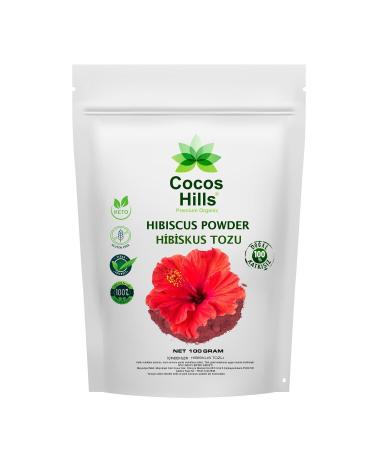 Cocos Hills Hibiscus Powder Pure Hibiscus Powder No Additives 100 grams