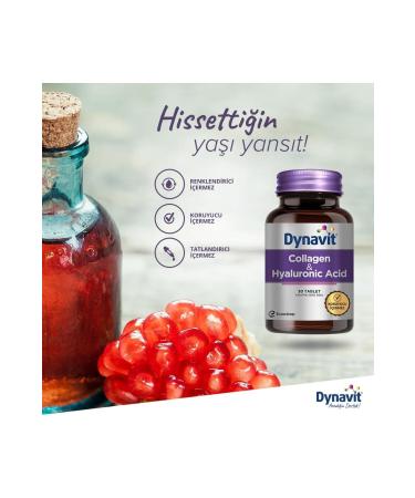 Dynavit Diamond Collagen Pro 30 Sachet +Dynavit Collagen Hyaluronic Acid 30 Tablets - Buy Online on GoSupps.com