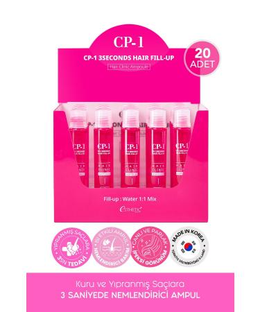 ESTHETIC HOUSE Cp-1 Keratin Ceramide and Collagen Containing 3 Seconds Care Hair Filling Serum Hair Clinic Ampoule 20pcs