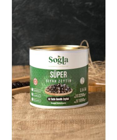 SO LA OLIVE Super Gemlik 231-260 Caliber Black Olives 2000gr - Buy Online on GoSupps.com