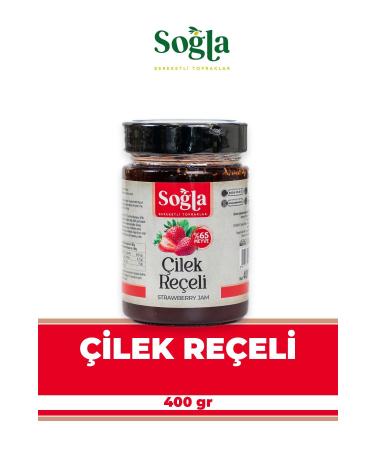 SOGLA OLIVE STRAWBERRY JAM 400GR