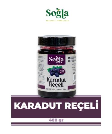 SOGLA OLIVE BLACK MULBERRY JAM 400GR