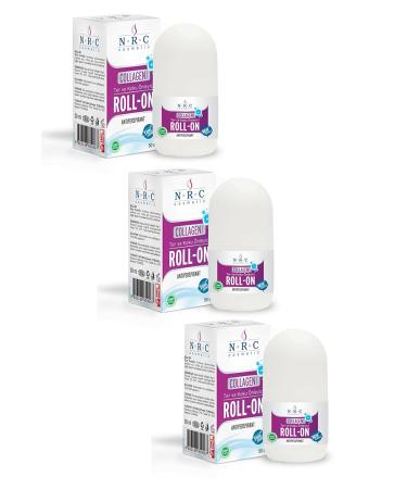 NRC Roll-on Collagen Fortified Antiperspirant 50ml Sweat and Odor Prevention (3 Boxes)