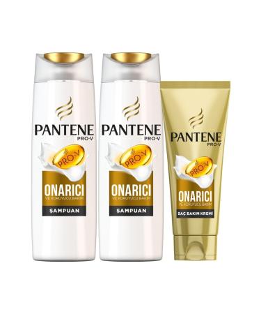 Pantene Shampoo Repair and Protective Care 500 Ml 2 Pack + 3 Mm Hair Care Conditioner 200 Ml