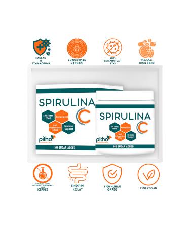 Pitho Spirulina C - Natural Immune Booster for Dogs and Cats - Buy Online on GoSupps.com