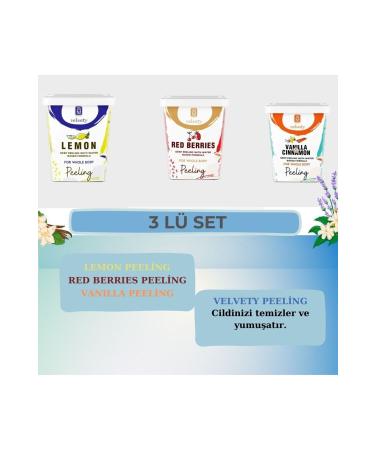 IDM VELVETY PEELING LEMON & RED BERRIES & VANILLA