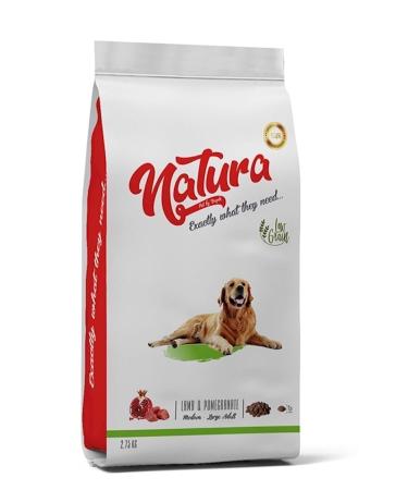 Natura Low Grain Lamb and Pomegranate Adult Dog Dry Food 2.75 Kg