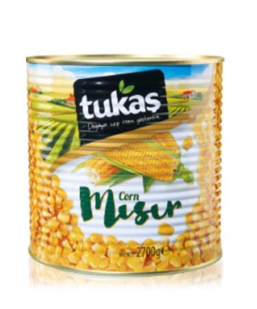 Tuka Canned Corn 2700 gr