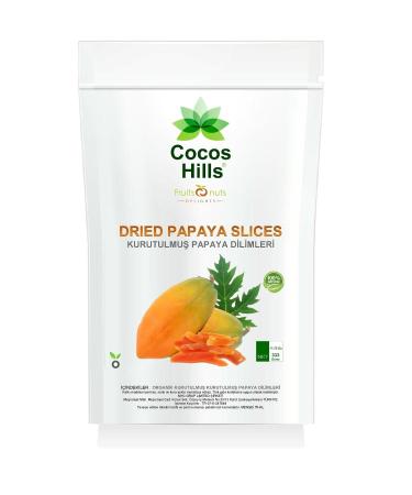 Cocos Hills Dried Papaya Slices 333 grams