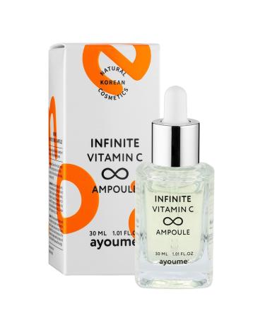 Ayoume Skin Tone Equalizer Anti-Blemish Freckle Infinite Vitamin C Ampoule Skin Care Serum 30ml