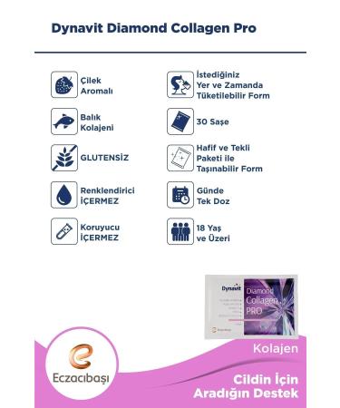 Dynavit Diamond Collagen Pro 30 Sachet +Dynavit Collagen Hyaluronic Acid 30 Tablets - Buy Online on GoSupps.com