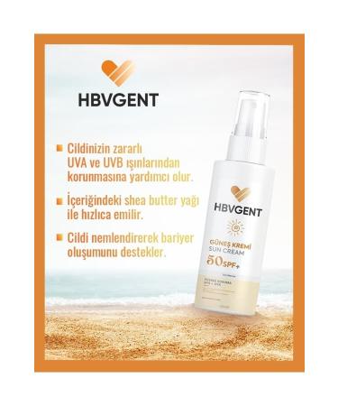 Hpvgent () Hbvgent Sun Cream 50 Spf+ High Protection Uvb+uva - Buy Online on GoSupps.com