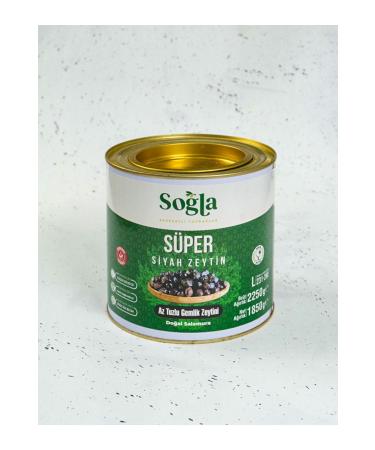 SO LA OLIVE Super Gemlik 231-260 Caliber Black Olives 2000gr - Buy Online on GoSupps.com