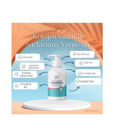 Seapink Hair Growth and Repair Collagen Shampoo - Buy Online on GoSupps.com