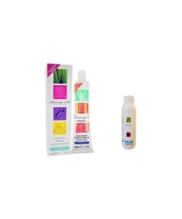 Clemency Herbal Content Tube Hair Dye Blonde 7.0 Volume Oxidant 90ml.