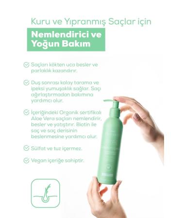 Tresan The Earth Organic Aloe Vera Biotin Conditioner 250 ml - Buy Online on GoSupps.com