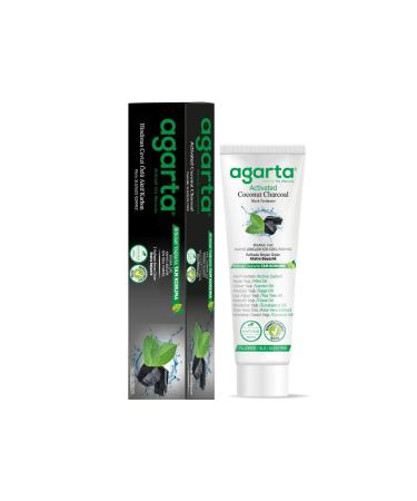 Agarta Natural Coconut Extract Active Carbon Fluoride-Free Toothpaste 100 Ml/130 gr