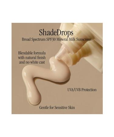 SUMMER FRIDAYS ShadeDrops Mineral Milk Sunscreen SPF 30 - Buy Online on GoSupps.com