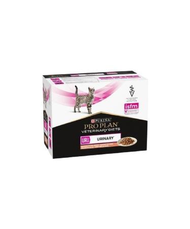 Purina Proplan Veterinary Diets Ur Urinary Salmon Wet Cat Food 10 x 85 gr