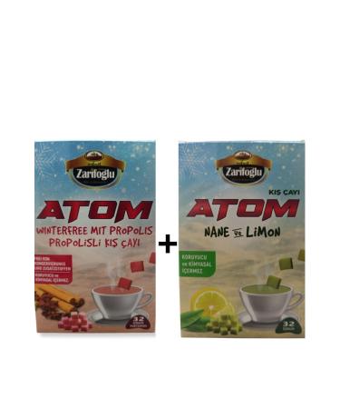 Zarifo lu Mint Lemon Atomic Tea and Propolis Atomic Tea Set of 2