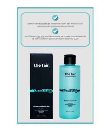The Fair the fair. Oily Acne Prone Skin Salicylic Acid Toner 200 ml and SPF 50+/PA Advanced Sunscreen 50 - Buy Online on GoSupps.com