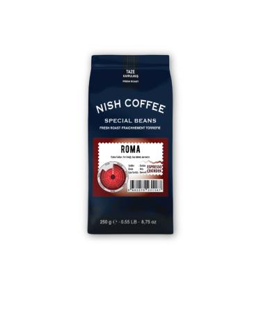 Nish Coffee Nish Espresso Roma Coffee 2 x 250 gr Bean Coffee - Buy Online on GoSupps.com