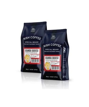 Nish Coffee Nish Filter Coffee Uganda Bugisu 2 X 250 gr Bean Coffee