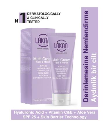 Lakani beauty Intensive Moisturizing Anti-Wrinkle & Anti-Spot Repairing and Regenerating Skin Care Cream 60 ml