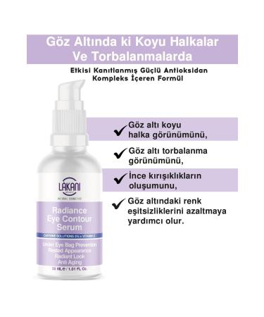 Lakani beauty Anti-Puffiness and Dark Circle Brightening Under Eye Serum 30 ml (Caffeine 5% + Vitamin C) - Buy Online on GoSupps.com