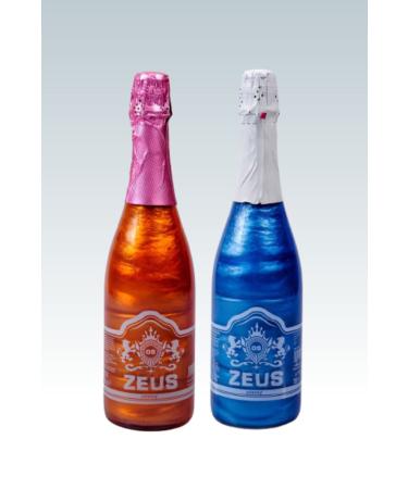 OS ZEUS Set of 2 Zeus Alcohol-Free Champagne* Mixed Fruit Blueberry Flavored