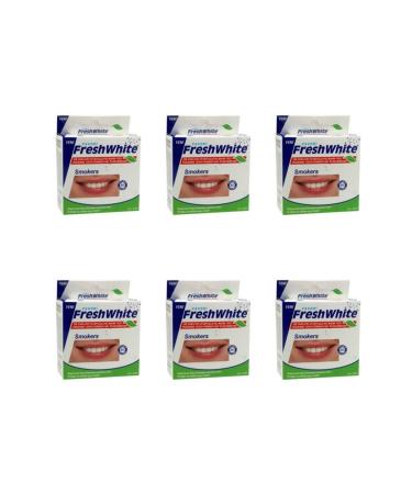 Fresh White 6 Pack Teeth Whitening Powder for Smokers - Teeth Whitening Powder