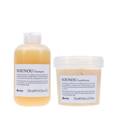 Davines DAVINES Nounou Shampoo-Repairing and Nourishing Shampoo and Conditioner Duo Set CYT5454467964314976431497