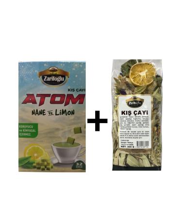 Zarifo lu Mint Lemon Atomic Tea + Herbal Winter Tea Set of 2