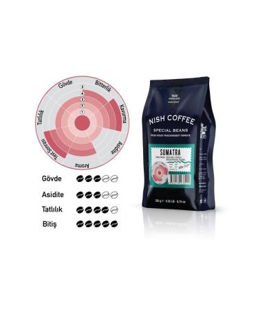 Nish Coffee Nish Filter Coffee Sumatra 250 gr Bean Coffee - Buy Online on GoSupps.com