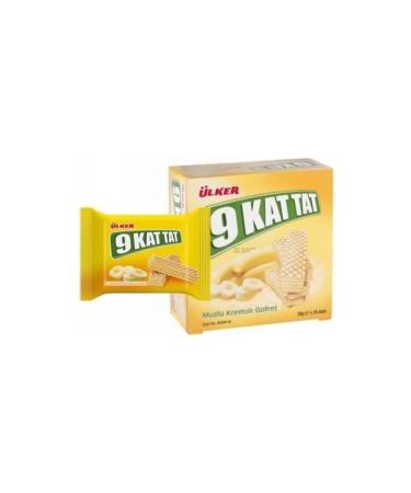 Ulker 9 Kat Tat Banana Wafer 39 Gr X 24 Pieces