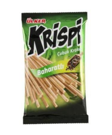 Ulker Krispi Spicy Stick Crackers 54 gr 15 Pieces