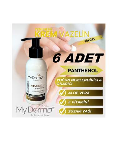 MY DERMO 6 PCS Cream Vaseline Sulfur essence 100 ML