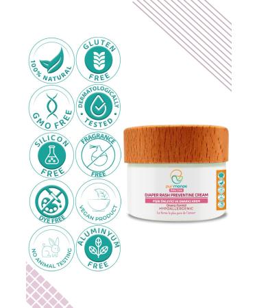 Pur Monde Natural Diaper Rash Prevention Cream St. John's Wort Extract 100 ml - Buy Online on GoSupps.com