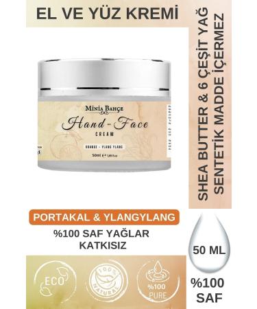 Minia Garden Plant and Art Workshop Protective & Nourishing Hand and Face Cream 0 Pure and Undiluted Orange-YlangYlang 50ml