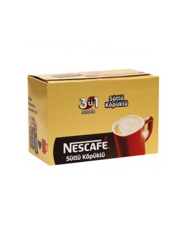 Nescafe 3 in 1 Milky Foam Coffee 4 X 72 Pack 17.4gr