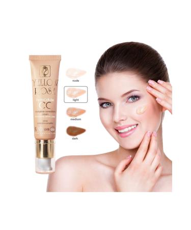 Yellow Rose Hydrocellular Complete Correction CC Cream - Light 30 Ml - Buy Online on GoSupps.com