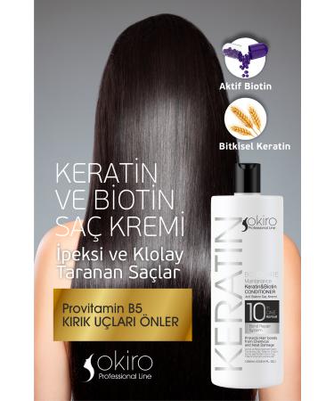 Okiro OKIRO Strengthening Nourishing and Repairing Hair Care Cream Keratin & Biotin 1000 ml - Buy Online on GoSupps.com