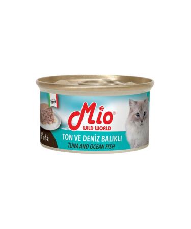 Mio Mio 4 Pieces 85gr Tuna and Sea Fish Cat Food 85 gr 4 Pieces