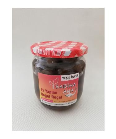 SabihaAna Handmade Natural Organic Green Fig Jam